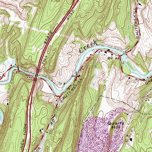 Topographic Map of School Number 5 (historical), NY