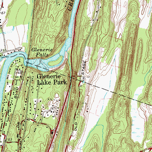 Topographic Map of School Number 18 (historical), NY