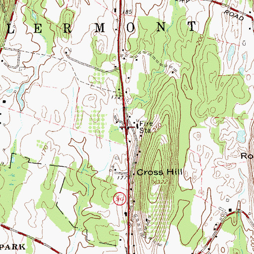 Topographic Map of School Number 4 (historical), NY