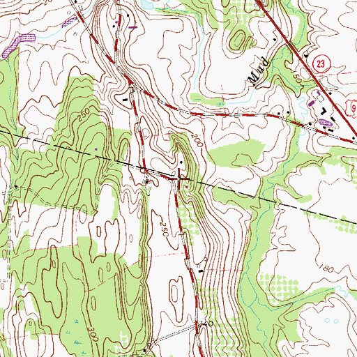 Topographic Map of School Number 11 (historical), NY