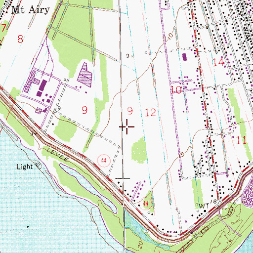 Topographic Map of Garyville Mount Airy Math and Science Magnet School, LA