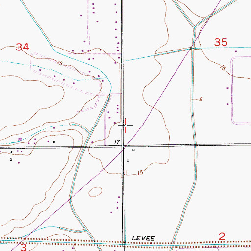 Topographic Map of Faith Christian Academy School, LA