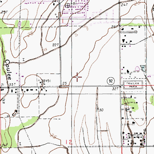 Topographic Map of Ernest Gallet Elementary School, LA