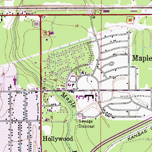 Topographic Map of Little Learners Montessori School, LA