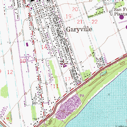 Topographic Map of Saint John Parish Child Development Center School, LA