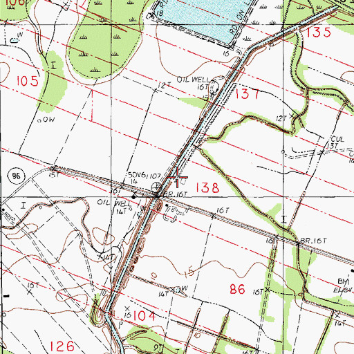 Topographic Map of Saint Martin Parish Juvenile Center Alternative School, LA