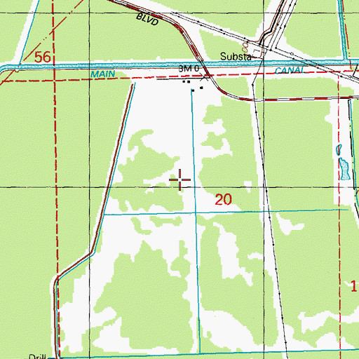 Topographic Map of Patrick F Taylor Science and Technology Academy School, LA