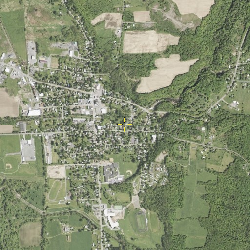 Aerial/Satellite Image of Powers Public Library, NY
