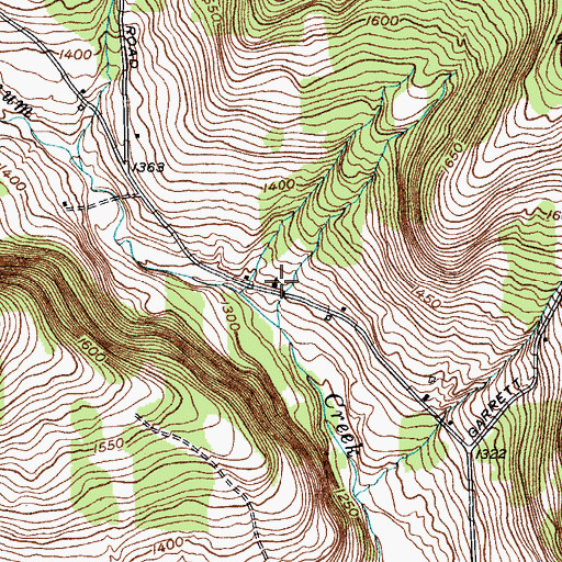 Topographic Map of Occanum Community Church, NY