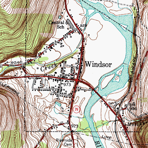 Topographic Map of Free Methodist Church, NY
