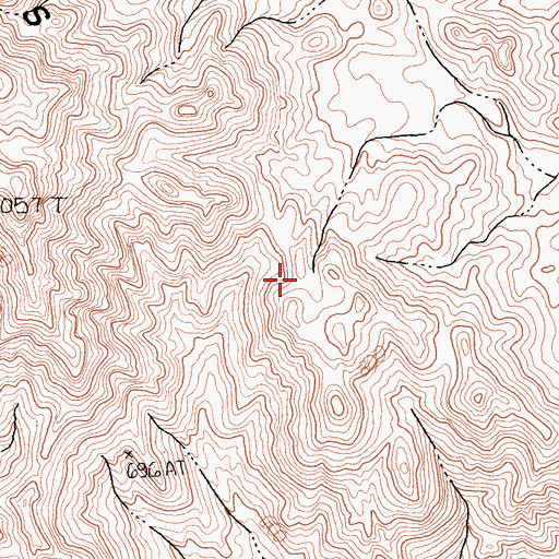Topographic Map of Sheep Hole Mountains, CA