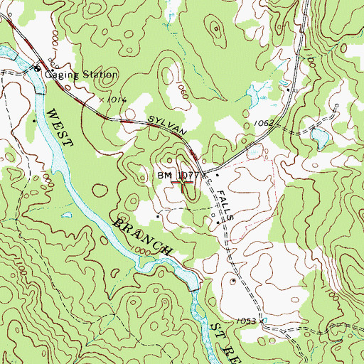 Topographic Map of Harper School (historical), NY
