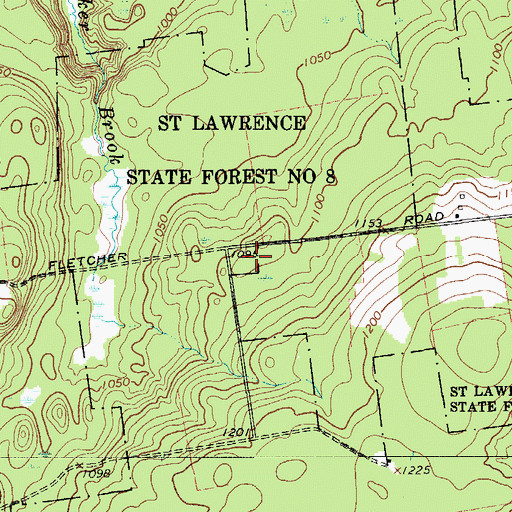 Topographic Map of School Number 7 (historical), NY