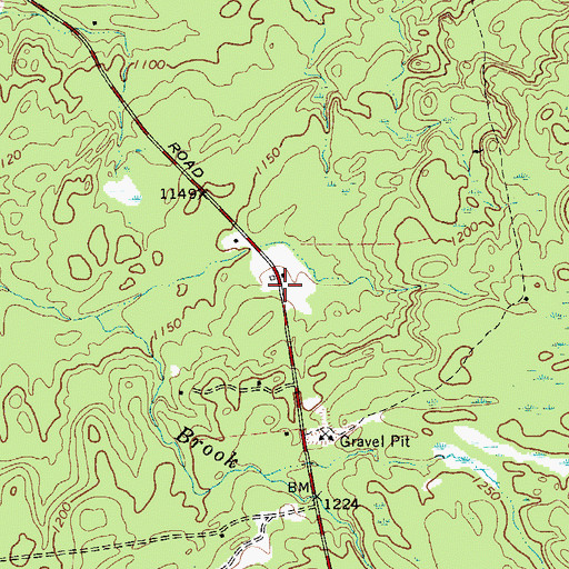 Topographic Map of School Number 13 (historical), NY