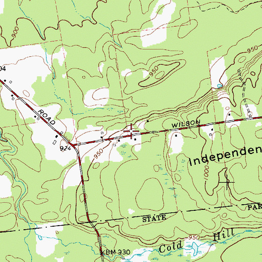 Topographic Map of School Number 5 (historical), NY