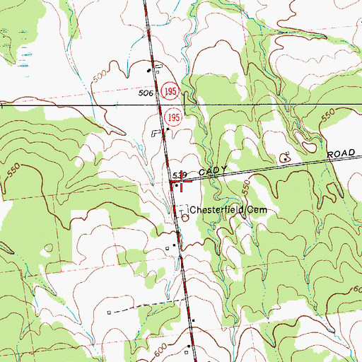Topographic Map of School Number 8 (historical), NY