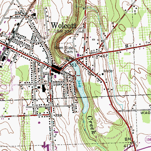 Topographic Map of Saint Stephen's Episcopal Church, NY