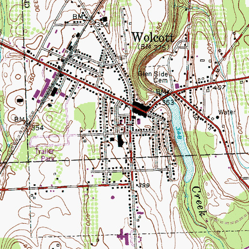 Topographic Map of Saint Mary Magdeline Roman Catholic Church (historical), NY