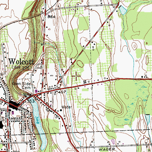 Topographic Map of First United Methodist Church, NY