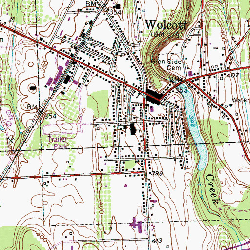 Topographic Map of Blessed Trinity Church, NY