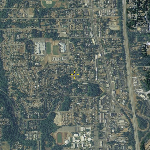 Aerial/Satellite Image of Grace Lutheran Preschool and Kindergarten, WA