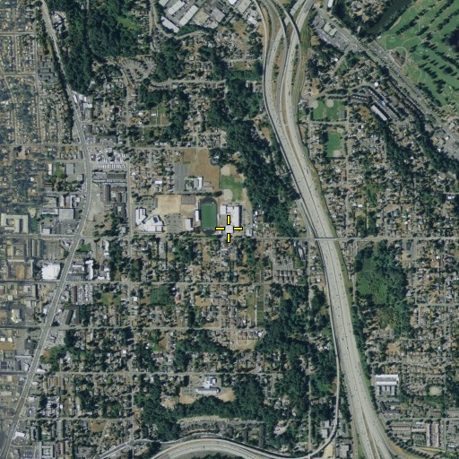 Aerial/Satellite Image of Tukwila School District Office, WA