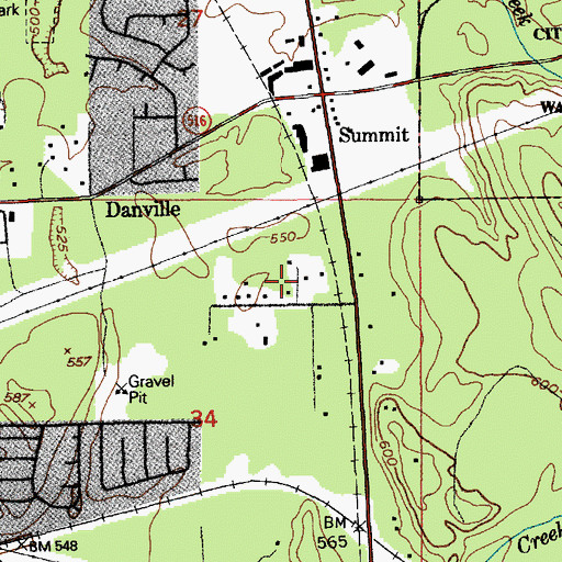 Topographic Map of Junior Junction Day School, WA