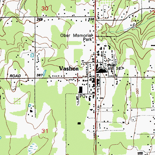 Topographic Map of Carpe Diem Primary School, WA