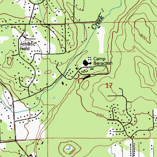 Topographic Map of Kent View Christian Senior High School, WA