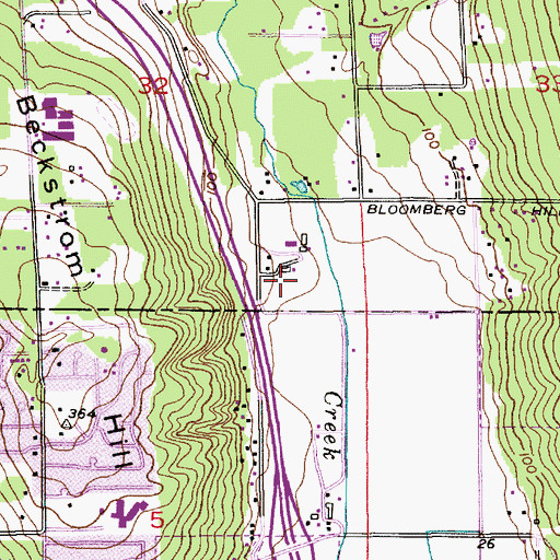 Topographic Map of Northshore School District - Special Services, WA
