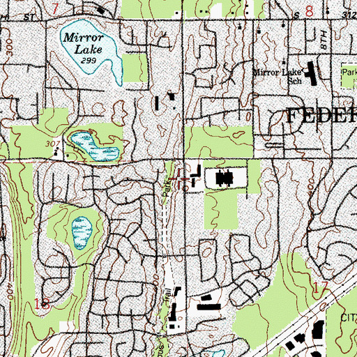 Topographic Map of Internet Academy, WA