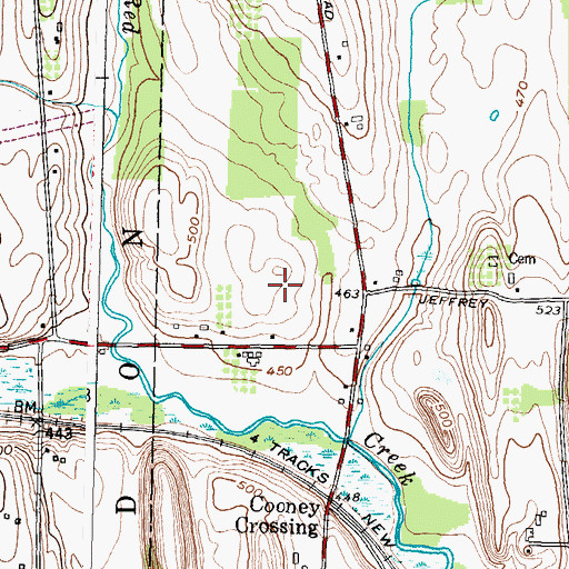Topographic Map of Marquart Village, NY