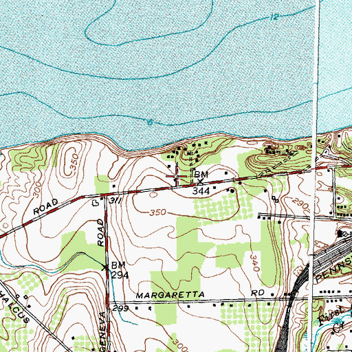 Topographic Map of Idlewood On The Lake, NY