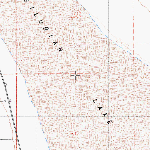 Topographic Map of Silurian Lake, CA