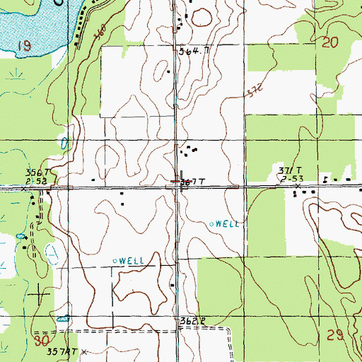 Topographic Map of Excelsior Post Office (historical), MI