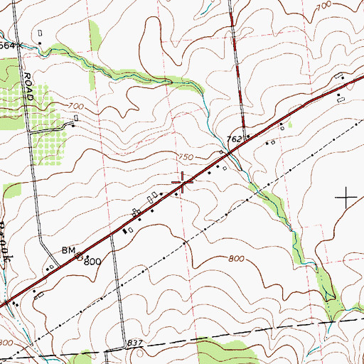 Topographic Map of School Number 7 (historical), NY