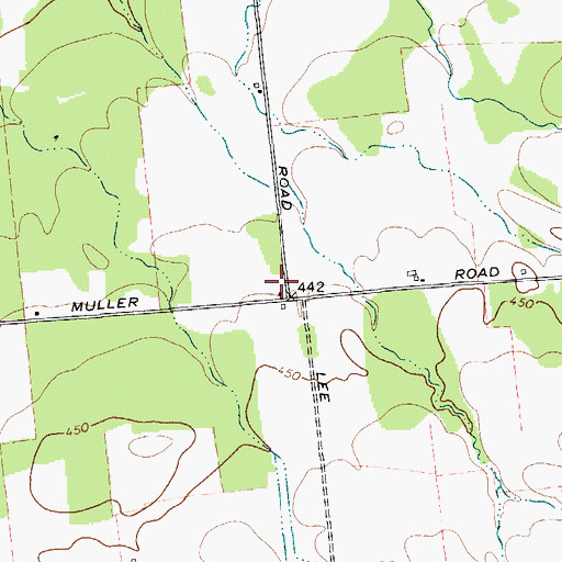 Topographic Map of School Number 9 (historical), NY
