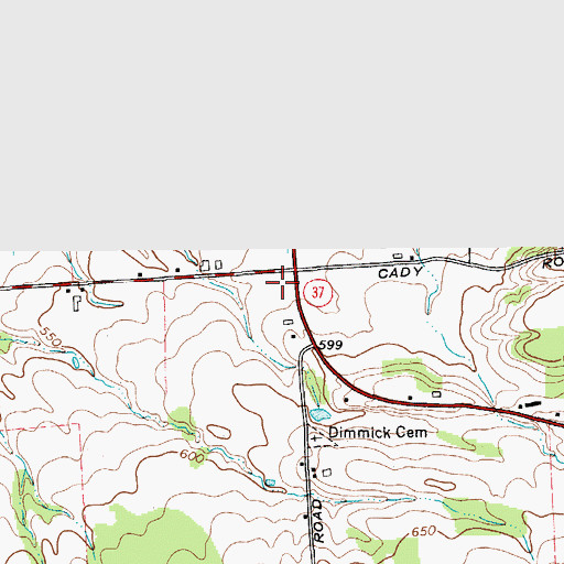 Topographic Map of School Number 4 (historical), NY