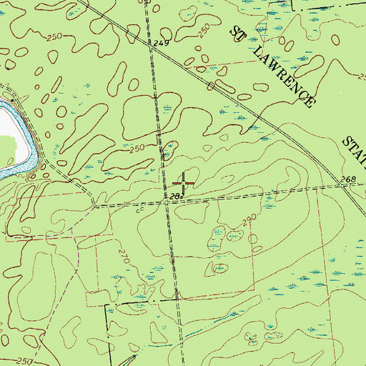 Topographic Map of School Number 4 (historical), NY