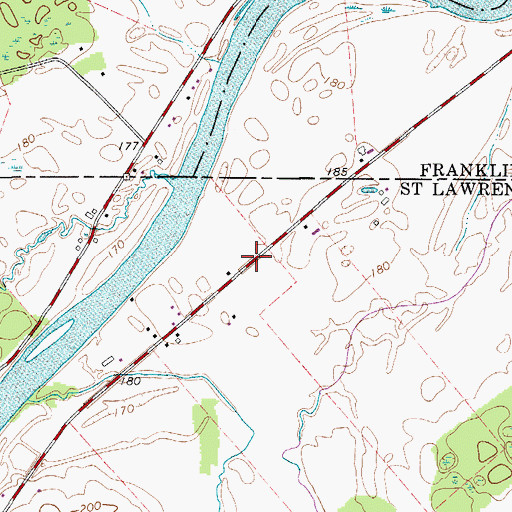 Topographic Map of School Number 4 (historical), NY