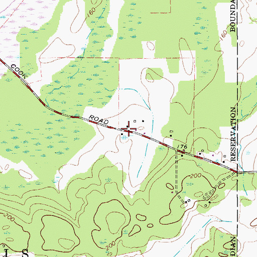 Topographic Map of School Number 8 (historical), NY
