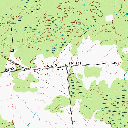 Topographic Map of School Number 11 (historical), NY