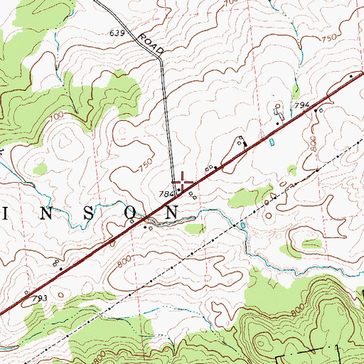 Topographic Map of Potter School (historical), NY