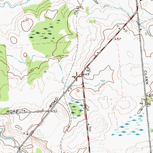 Topographic Map of School Number 5 (historical), NY