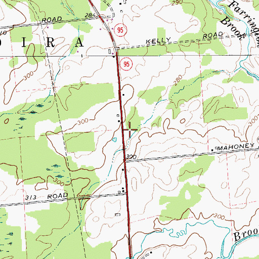 Topographic Map of School Number 9 (historical), NY