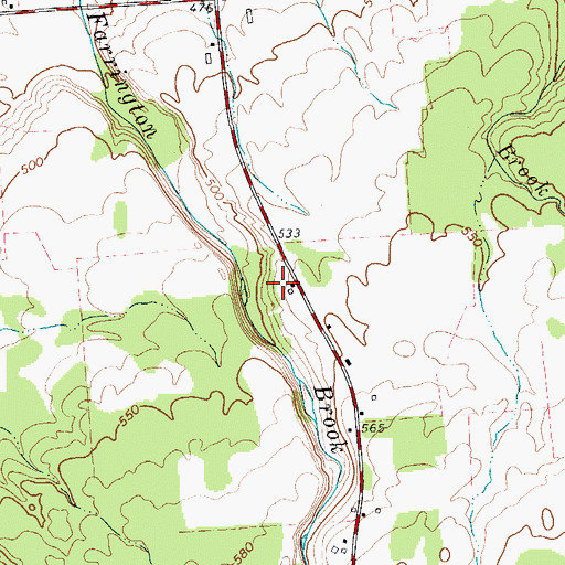 Topographic Map of School Number 10 (historical), NY