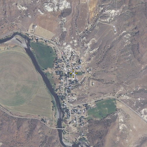 Aerial/Satellite Image of Spray School, OR