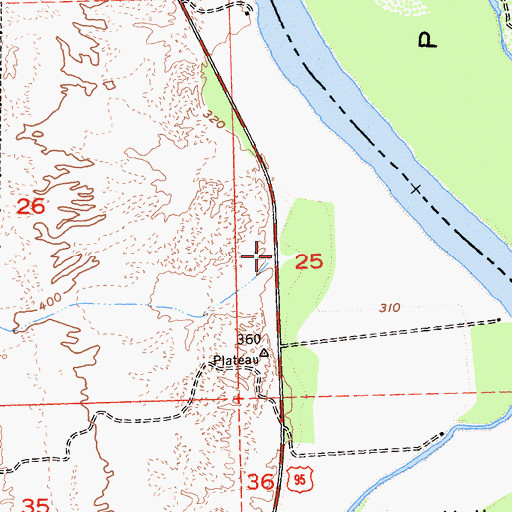 Topographic Map of Slaughter Tree Wash, CA