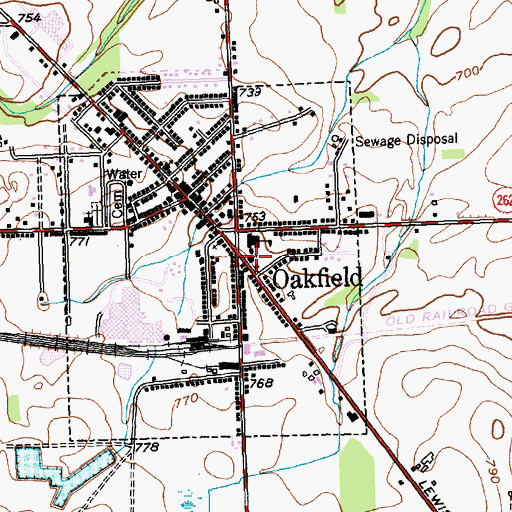 Topographic Map of Saint Michael's Episcopal Church, NY