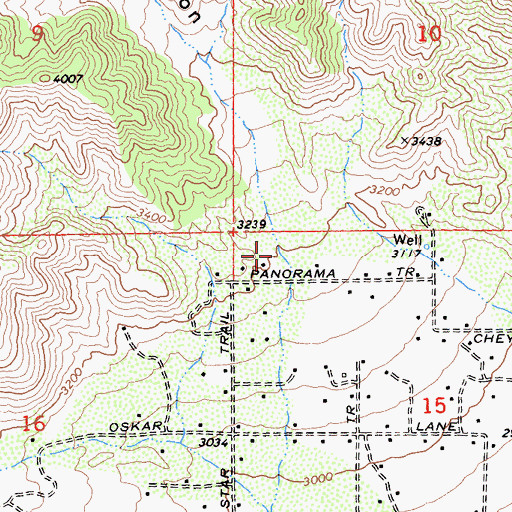 Topographic Map of Smith Canyon, CA